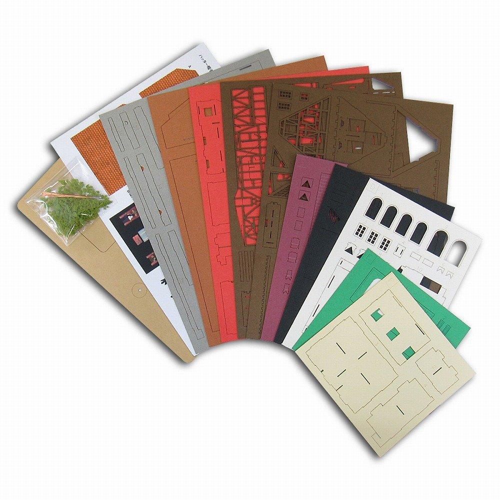 Гигантские кресла-мешки Sankei Miniatuart Kit Studio Ghibli Series Ходячий замок Hatter Hat Shop Scale Paper Craft Howl's 1/150 MK07-03