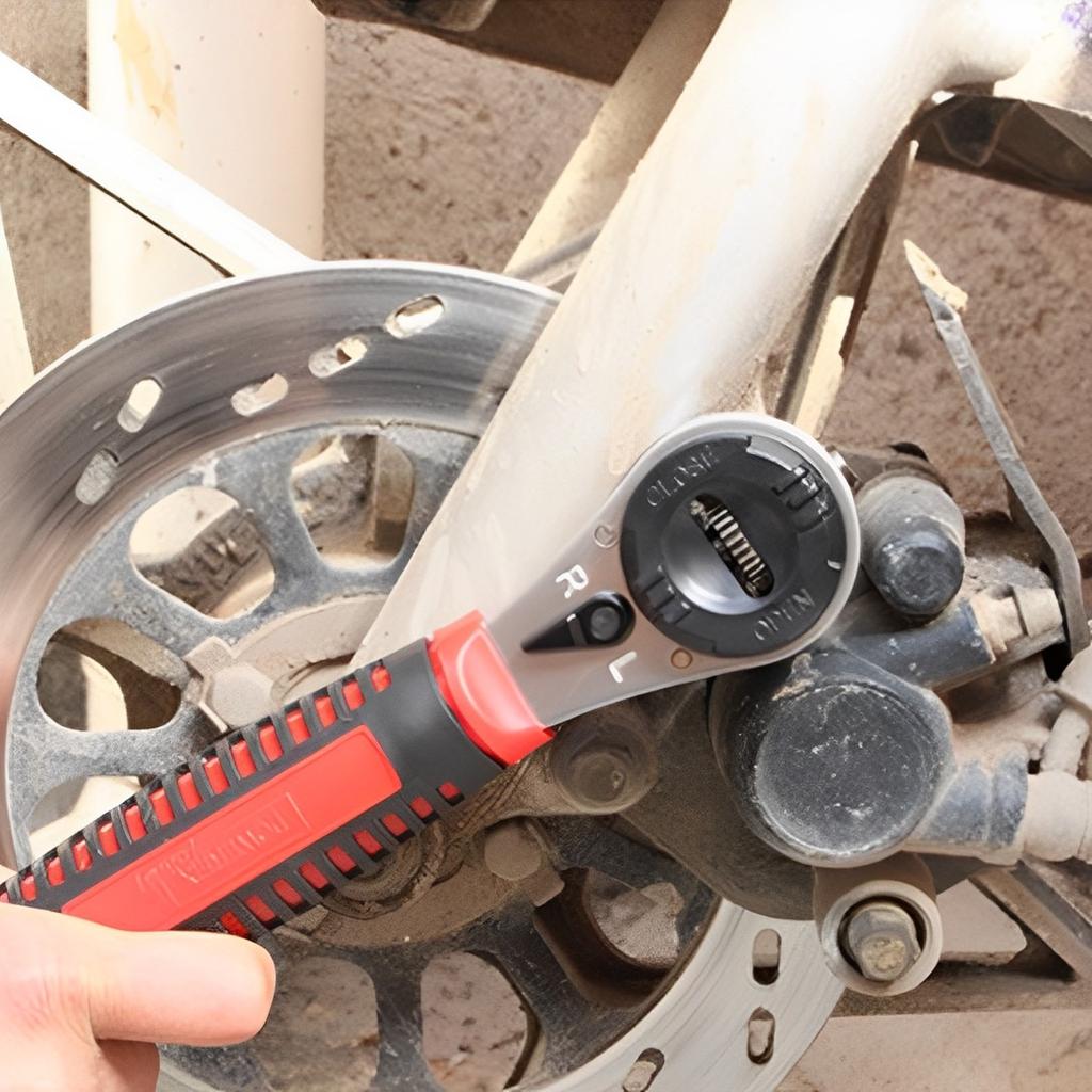 Ratchet Wrench Metal Heavy Duty Sleeve Ergonomic Anti-slip Adjustable Portable Labor-saving Wrench for Repairing Cars Motorcycle