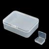 1 шт. Пластиковая прямоугольная прозрачная упаковочная коробка, портативная пыленепроницаемая коробка для хранения с одним отделением