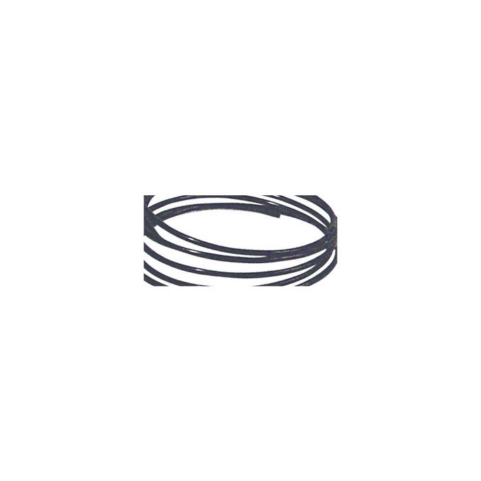 Fil aluminium, très malléable, 2mm 2m, noir