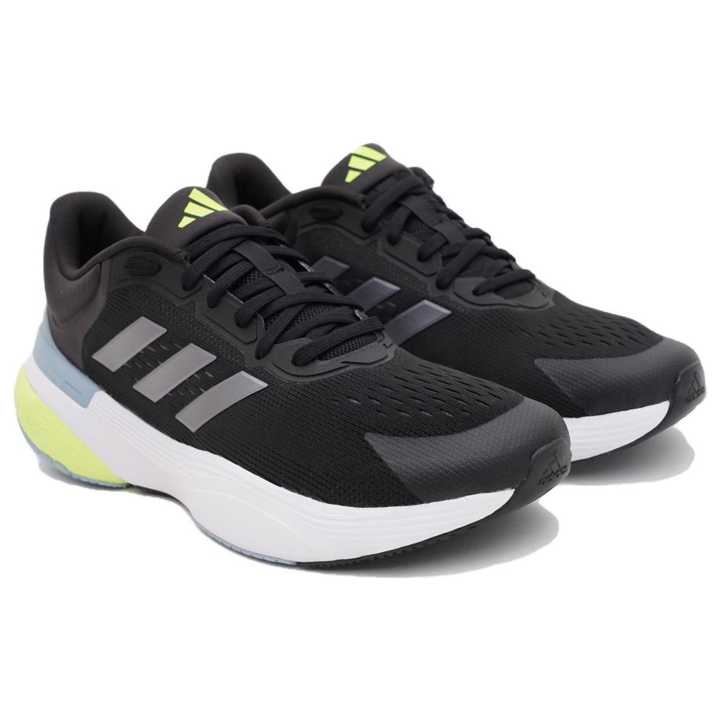 Adidas Response Super 3.0 Comfortable PU Fabric Shock Absorption Breathable Low-Top Casual City Commuting Running Shoes Men Sneakers Black Gray IF7251