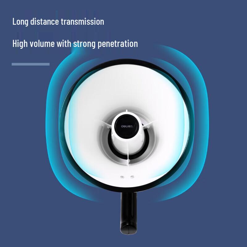 Deli 15W Handheld Megaphone with Separate Microphone and Bluetooth