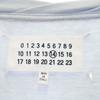 MARTIN MARGIELA made in Italy Футболка с длинным рукавом и V-образным вырезом 46 Синяя Мужская Б/У
