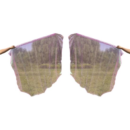 2 шт. танцевальное представление с масштабируемыми стержнями, легкие металлические Божественные хвалы, танцевальная практика, крыло, церковный флаг ангела, спорт