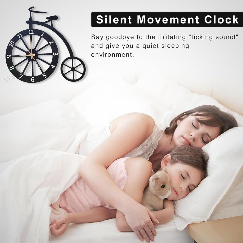 50 см / Металлические аналоговые настенные часы для украшения дома | Декоративные настенные часы с циклом для гостиной, стильные | Дизайнерские настенные часы для спальни