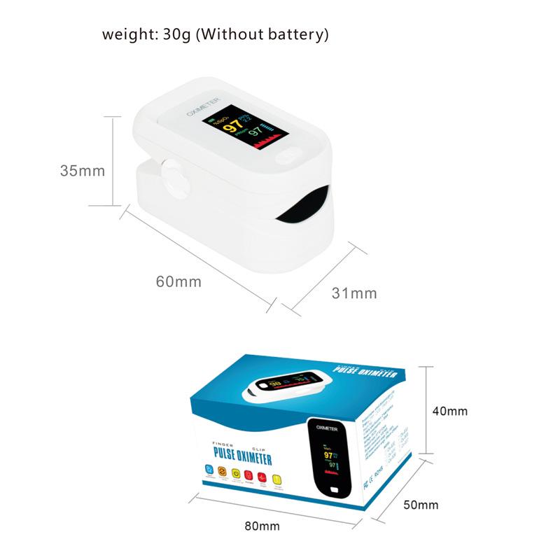 Rose Gold Bluetooth Fingertip Pulse Oximeter with CE/FDA Approval for Respiratory Rate and Blood Oxygen Saturation