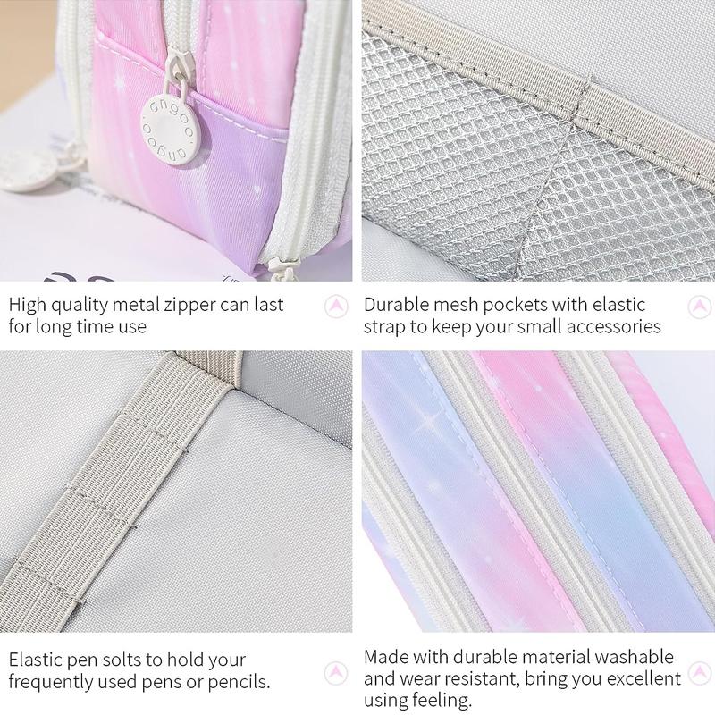 Большой вместительный милый пенал с 3 отделениями, сумка для ручек, пенал для школы, подростка, девочки, мальчика, мужчины, женщины, школьные принадлежности