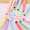 Candy Color Highlighters Pen Journal Diary Decoration Highlighter Cute Stamp