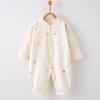 Pure Cotton Long Sleeve Baby Romper - Spring/Autumn Newborn Bodysuit & Boneless Pajamas