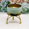1PC Iron Plated Candle Holders Pillar Metal Plate for Wedding Party Festival Candlestick Holder Art Home Decoration