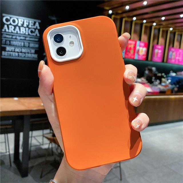 Мягкий силиконовый чехол 3 в 1 для телефона Iphone 14 13 12 11 Pro Max Xr Xs Max X 13pro Max, противоударный жидкий противоударный чехол яркого цвета, задняя крышка