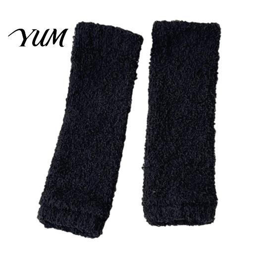 Cozy Plush Lounge Socks Thickened Thermal Knee Sleeve for Women, Winter Warm Coral Fleece Leg Warmers, Breathable Fuzzy High Pads Skiing Cycling