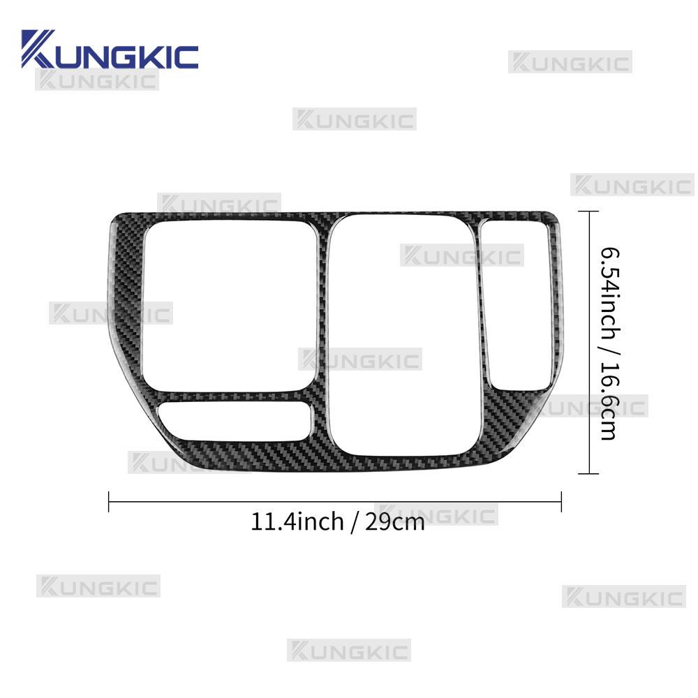 Central Control Gear Shift For Honda Stepwgn Spada/Air RP8 2022 2023 2024 2025 Real Soft Carbon Fiber LHD RHD Car Interior Trim