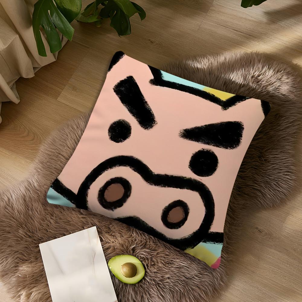 Cartoon B-Buriburizaemon Cute Pig cushion cover For Bedroom Car Coffee Shop Room Soft Living Room Sofa Decorative Pillow Case
