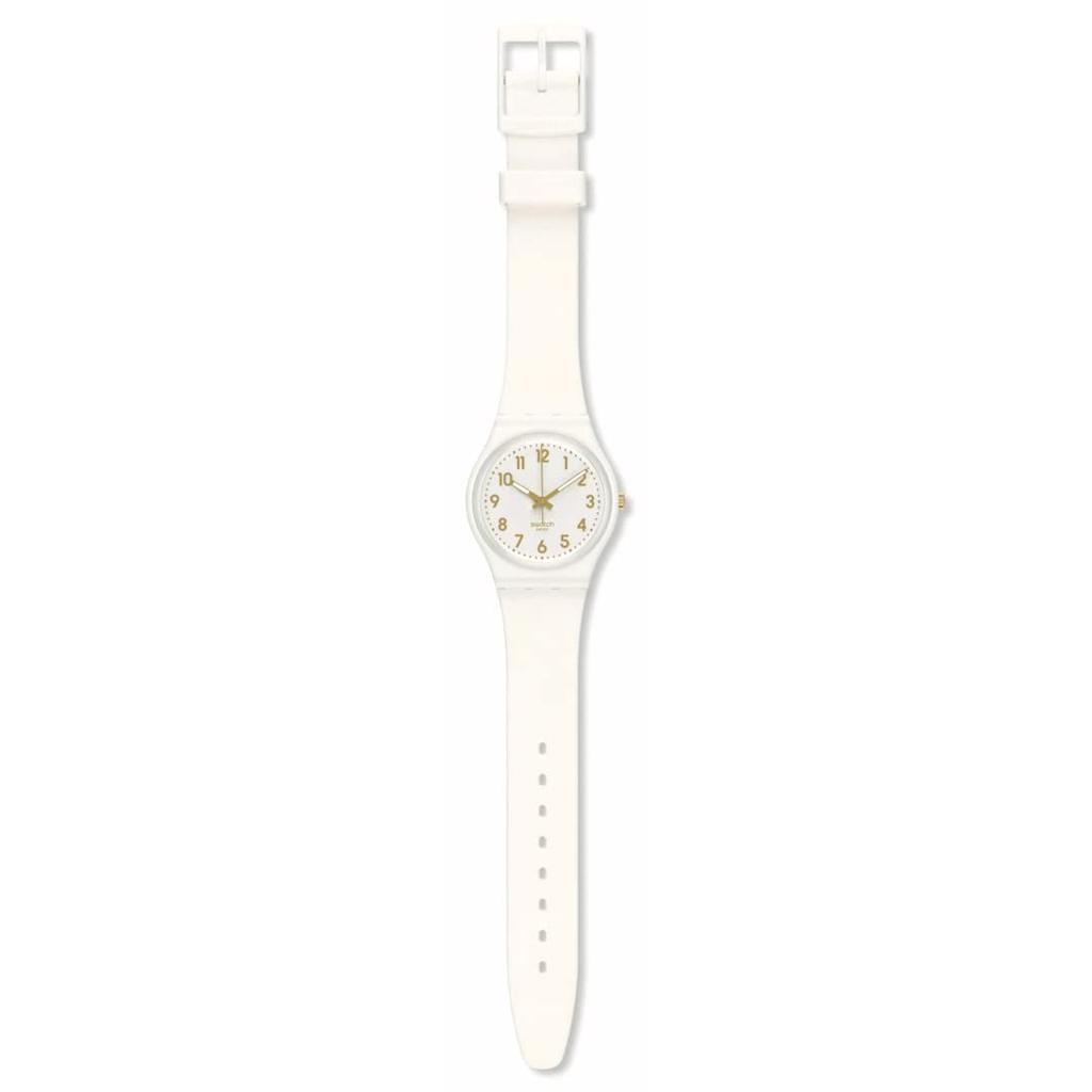 Swatch WHITE BISHOP SO28W106-S14 Watch, White