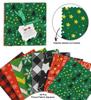 Soimoi Christmas Theme Print Precut 5-inch Cotton Fabric Quilting Squares Charm Pack DIY Patchwork Sewing