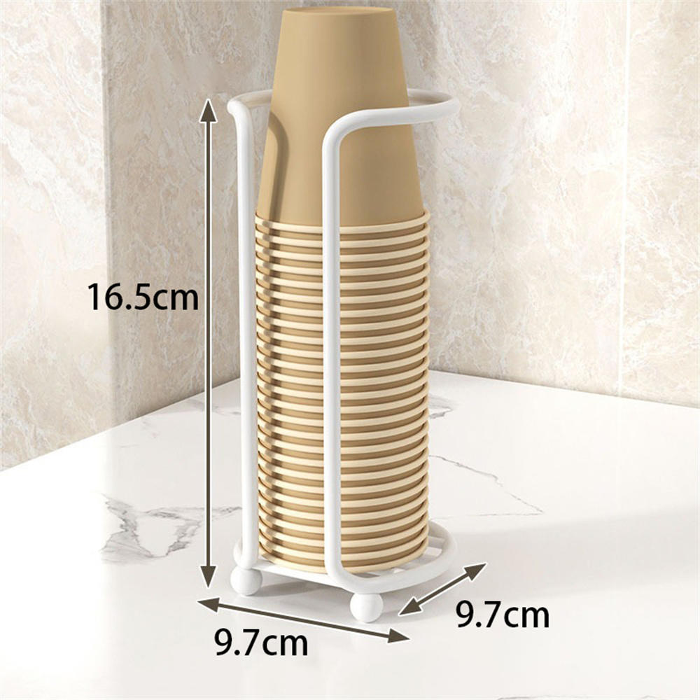 Одноразовый держатель для хранения стаканов, полка для воды, чайных чашек, деревянный диспенсер с длинной палкой, подставка для кружек, органайзер, принадлежности