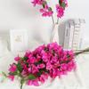 12 PCS Artificial Flowers Silk Bougainvillea 80cm Long Stem Fake Bougainvillea Hanging Vines Climbing Bougainvillea for Wedding Home Garden DIY Decor