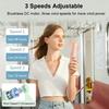 Милый Мини Ручной Вентилятор USB Аварийный Power Bank Настольный Офисный Бесшумный Складной Ручной Вентилятор с Power Bank 2000 мАч 3 Скорости