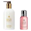 Molton Brown Oudh & Gold Body Lotion & Rhubarb & Rose Shower Gel Set