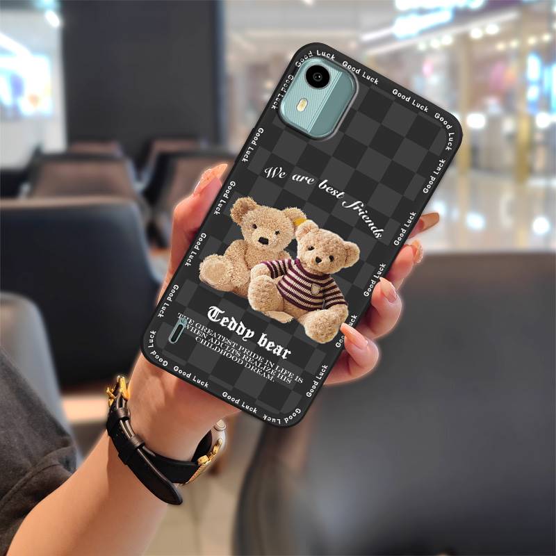 Cartoon Phone Protector Phone Case For Nokia C12/C12 Pro/C12 Plus/TA-1535 Durable Cute TPU Silicone Anti-dust Back Cover