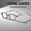 Маленькие квадратные художественные и ретро очки для чтения, ультралегкие, с прозрачными линзами, для защиты глаз, для дальнозоркости, +1.0 до +4.0
