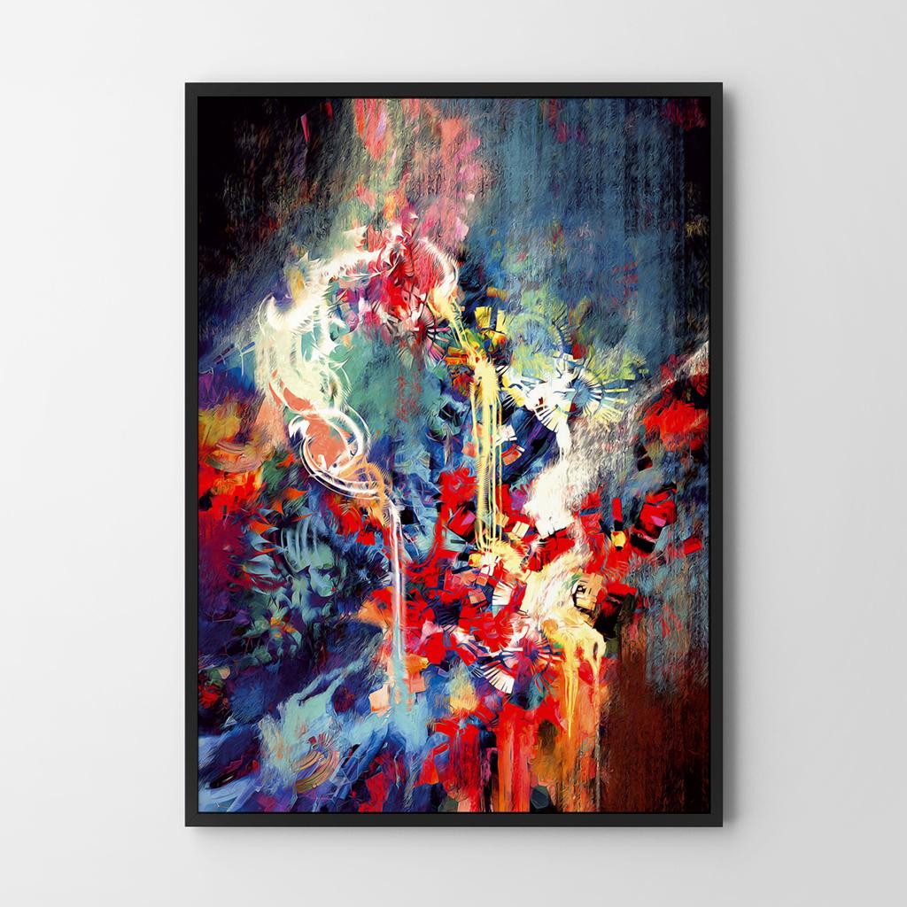 Абстрактный постер - абстрактная живопись