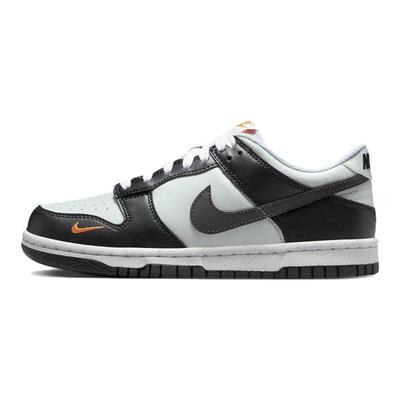 Dunk Low Черный Яркий Мандарин Мини Свуш GS Кроссовки FN7784-001