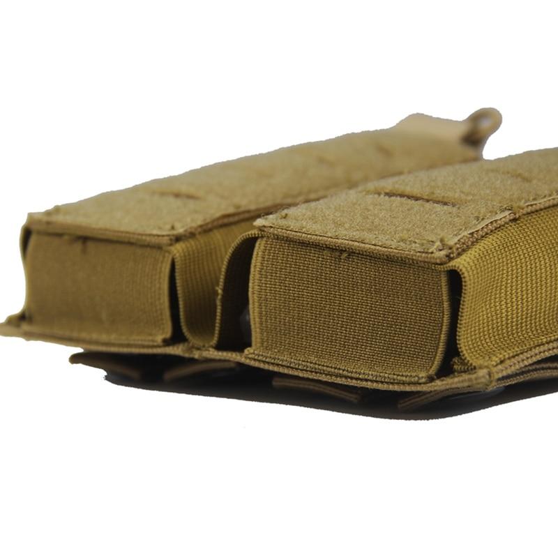 Тактический чехол для журналов Edc Molle Mag Pouch, эластичный двойной чехол с открытым верхом, держатель для M4 M14 M16 Ak Ar