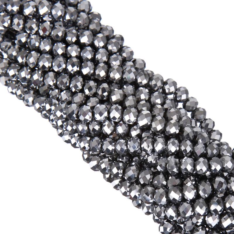 Crystal Glass Necklace Bracelet DIY Crafts Wholesale Hot Sale 6mm 100PCS For Jewelry Making Spacer Loose Beads Beads