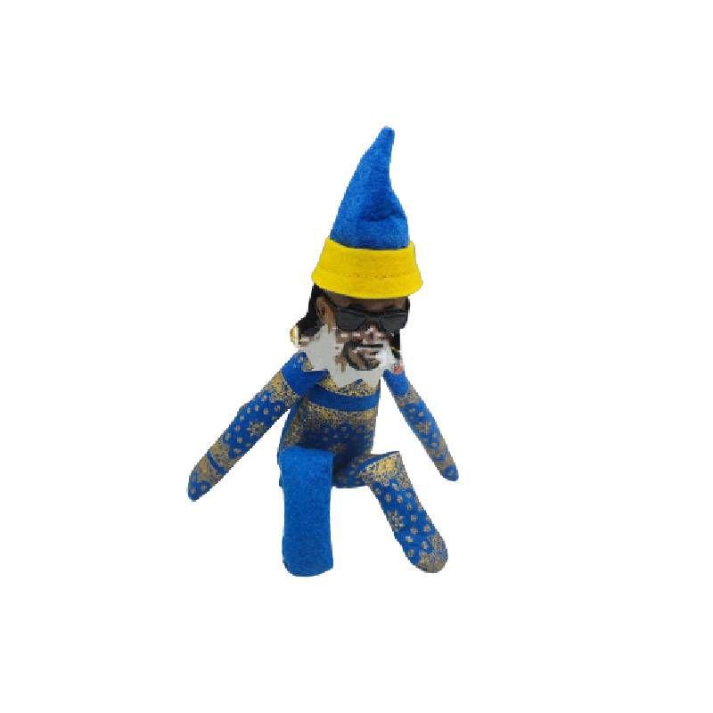 Unique Hand-sculpted Felt Christmas Elf Doll For Home Decoration