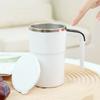 Кружка из нержавеющей стали с самоперемешиванием, перезаряжаемая от USB, кофейная чашка, портативная электрическая кофейная кружка для дома