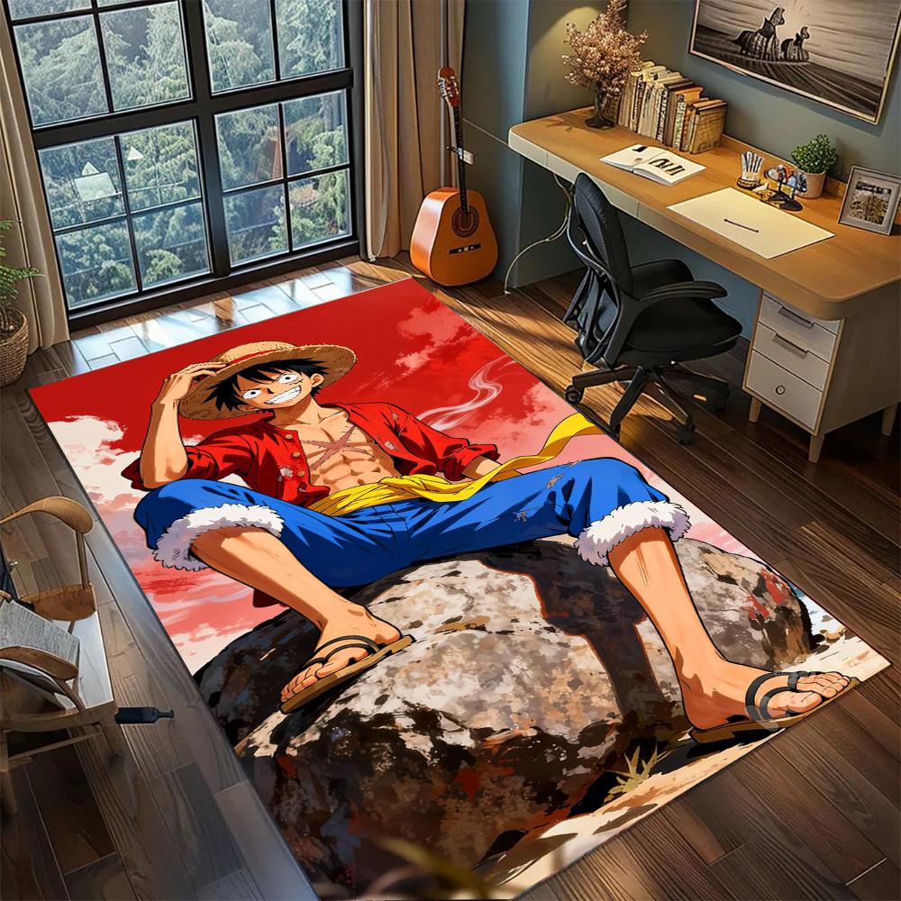 One Piece!Rug Carpet Large Area Rug Non Slip Washable Floor Mat Gamer Room Bedroom Home Decor