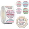 Decal for Candle Circular Warning Sticker Wax Melting Safety Stickers Candle Jar Container Labels