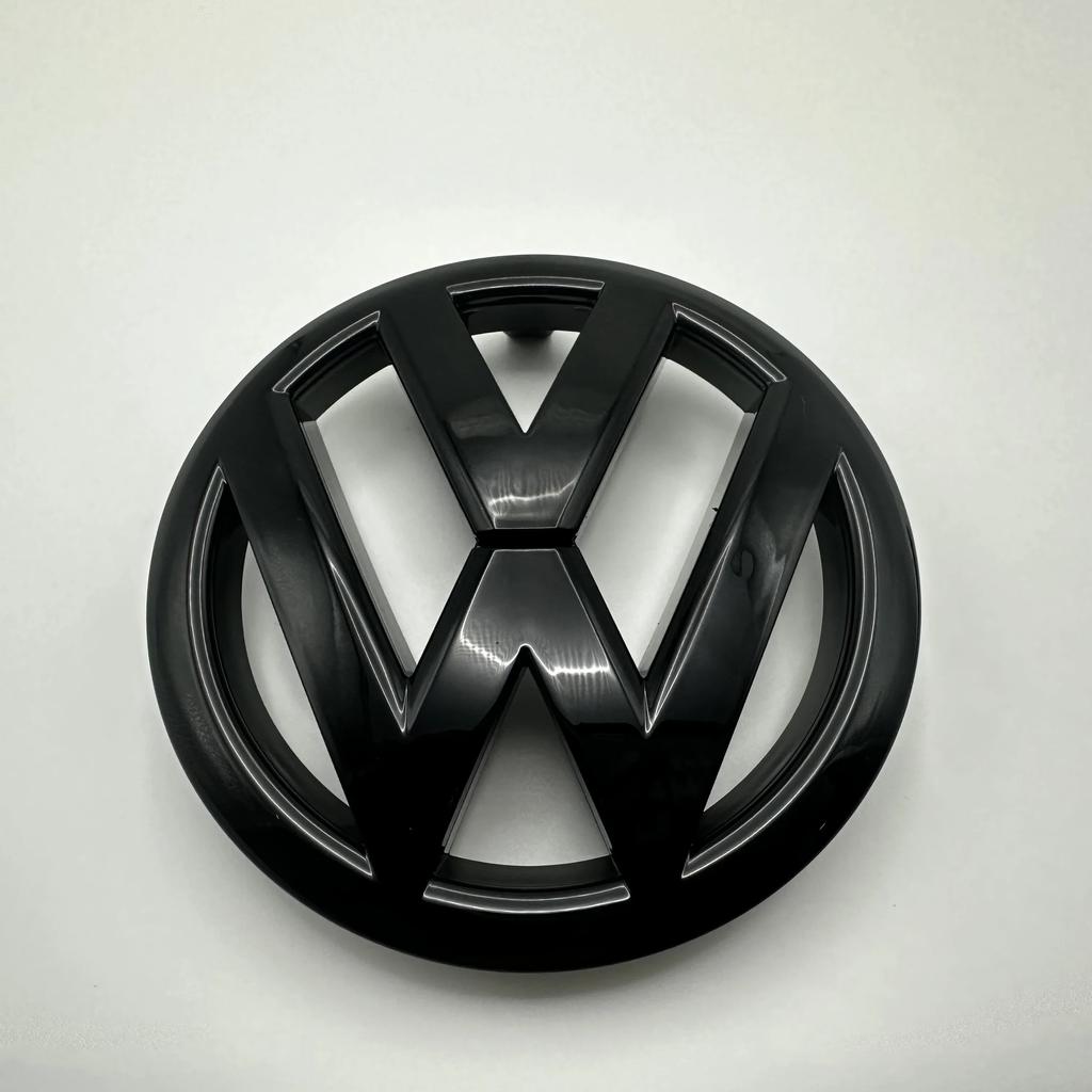 CJOZW1 2026 Горячие Эмблемы Для VW Volkswagen Jetta MK5 Golf Глянцево-Черные Замена 135мм Эмблема Передней Решетки Или 110мм Крышки Багажника Автомобиля B