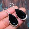 Black Spinel Gemstone 925 Sterling Silver Handmade Amazing Earring Jewelry
