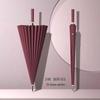 24-Bone Long Handle Umbrella: Large, Double-Reinforced Automatic Business Umbrella