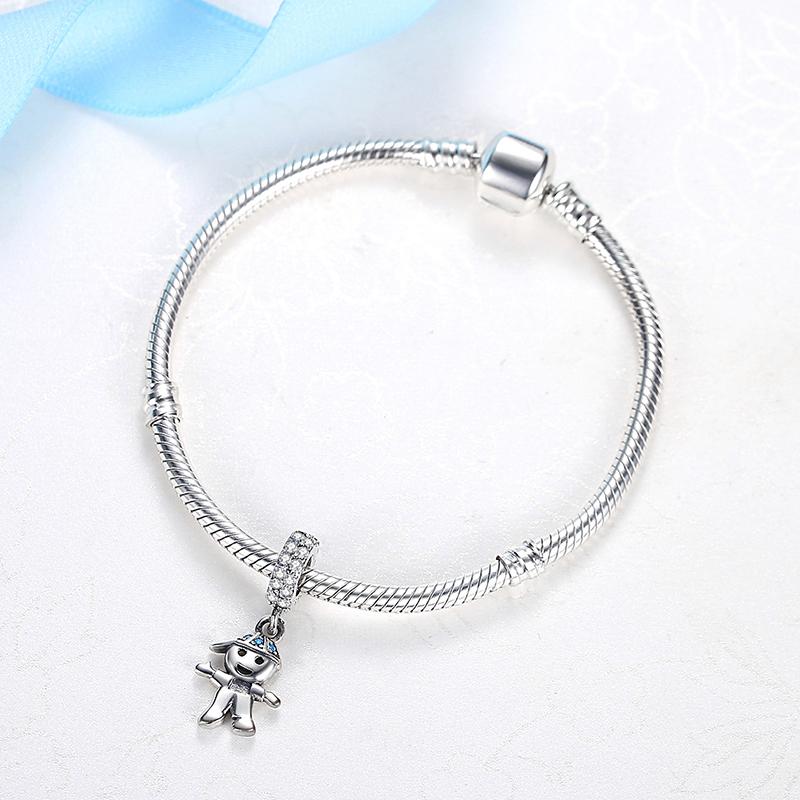 Original 925 Sterling Copper Charms Family Tree Love Heart Mom Pendant Beads Fit Brand Bracelets Necklaces Women DIY Zircon