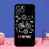Спортивный чехол для телефона на велосипед Для iPhone 16 15 11 12 13 14 Pro Max Mini X XS XR Plus SE2 Funda Coque Capa Cover