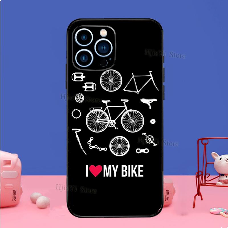 Спортивный чехол для телефона на велосипед Для iPhone 16 15 11 12 13 14 Pro Max Mini X XS XR Plus SE2 Funda Coque Capa Cover