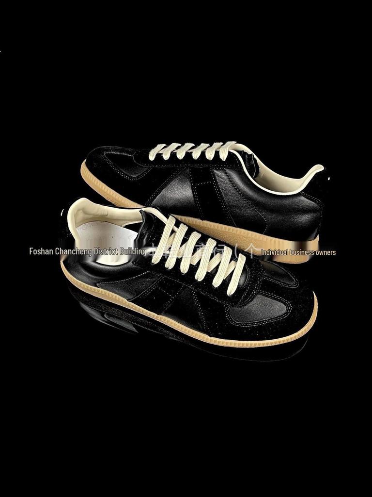 Maison Margiela MM6 Классические ретро белые кожаные кроссовки