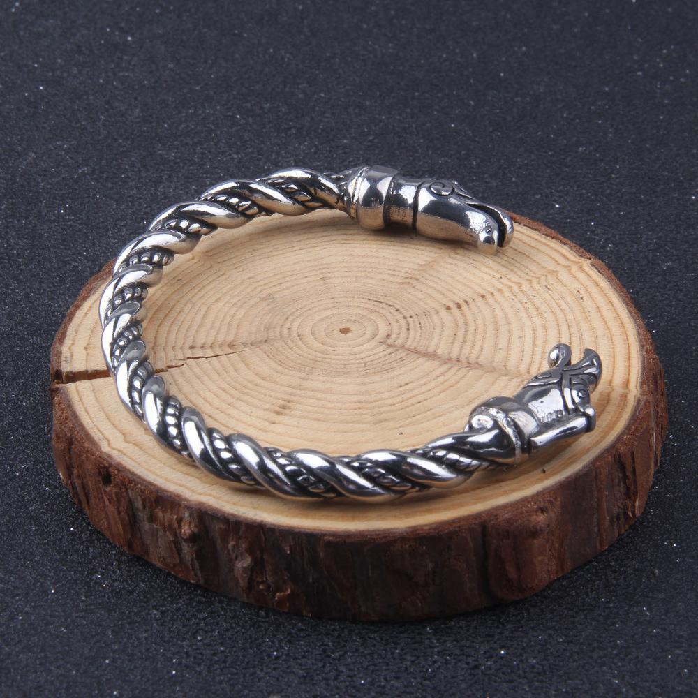 Браслет Viking из стерлингового серебра 925 пробы - Le Regard Des Loups