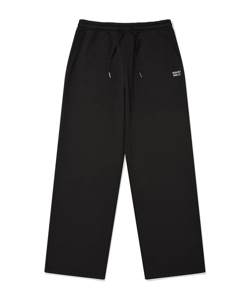 WACKY WILLY [25Fw] Brushed Sweatpants Black
