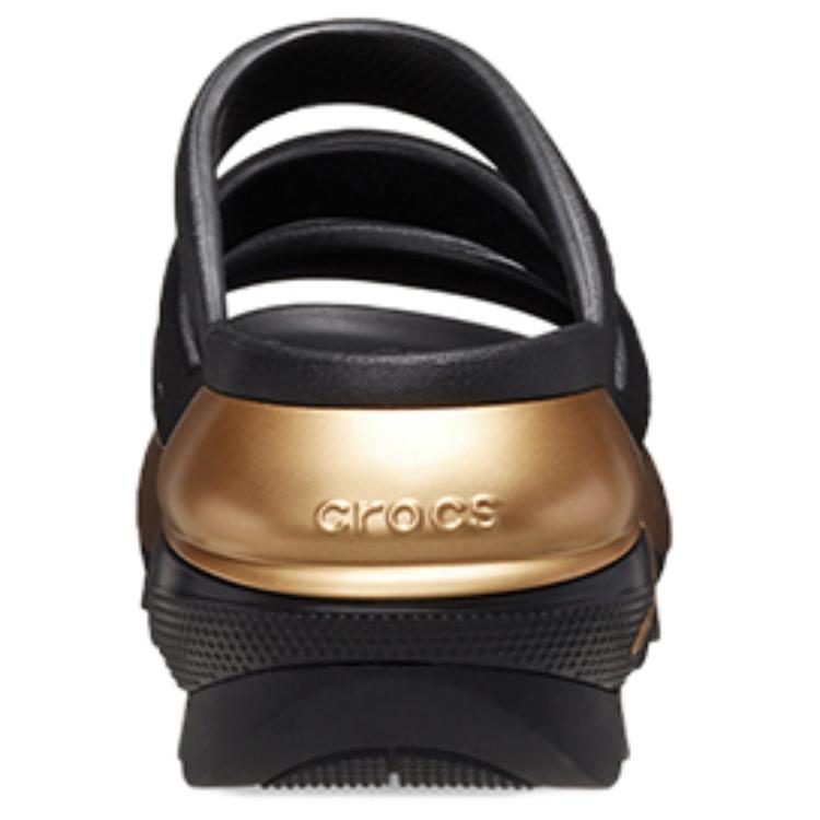 Crocs Нескользящие Износостойкие Нескользящие Износостойкие Шлепанцы для Скольжения Женские Черно-Золотые 210459-072
