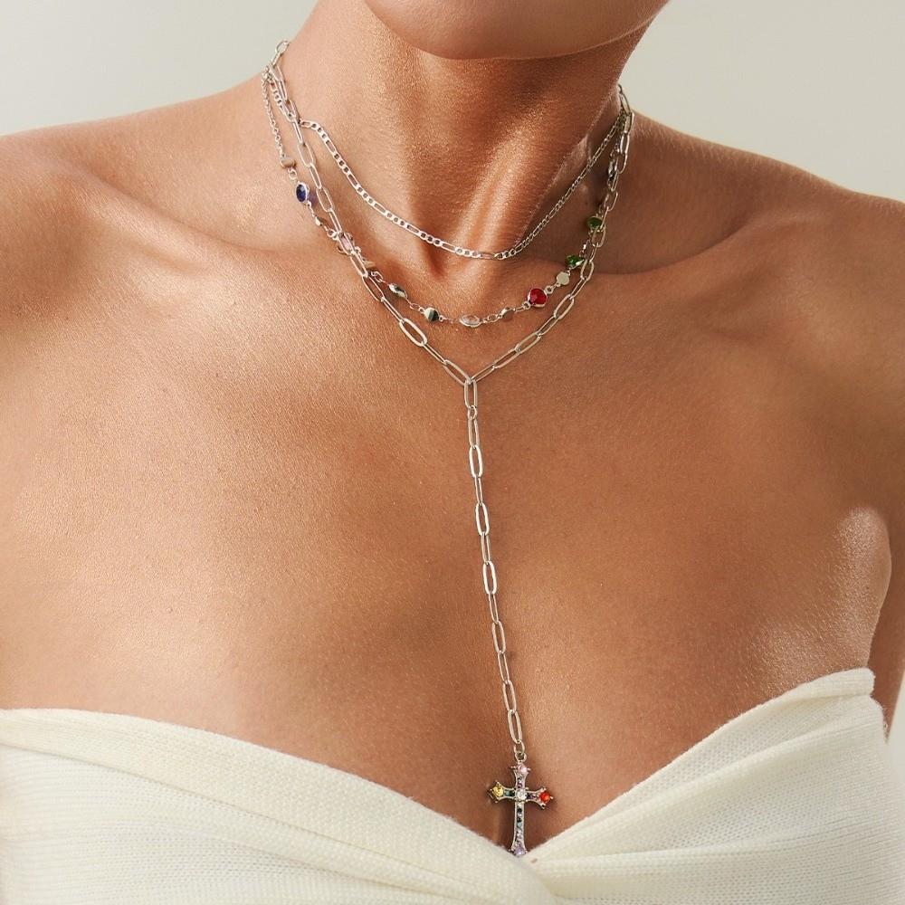 Jewelry Long Chain Necklace Tassel Choker Necklace Fashion Y-Shaped Necklace  Women