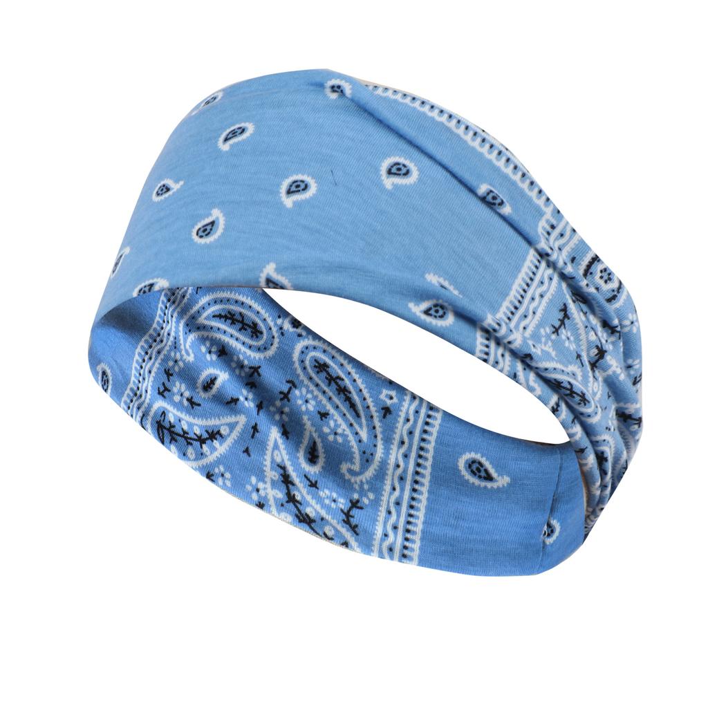 Спортивная повязка на голову, женская повязка-антиперспирант, парик, подарок, платок на голову, йога, бег, фитнес, повязка на голову с широкими полями.