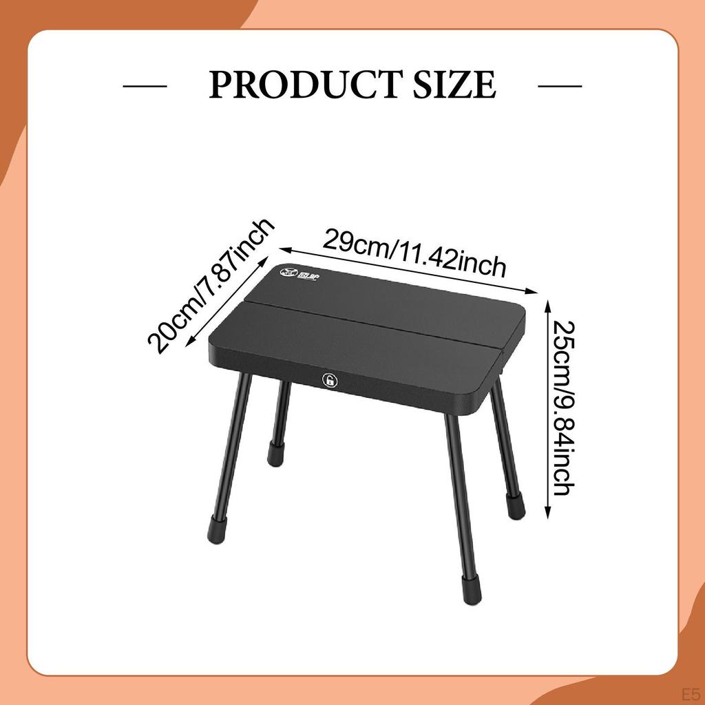 Aluminum Alloy Folding Camping Stool, Compact And Lightweight Chair, Small Bench for Beach