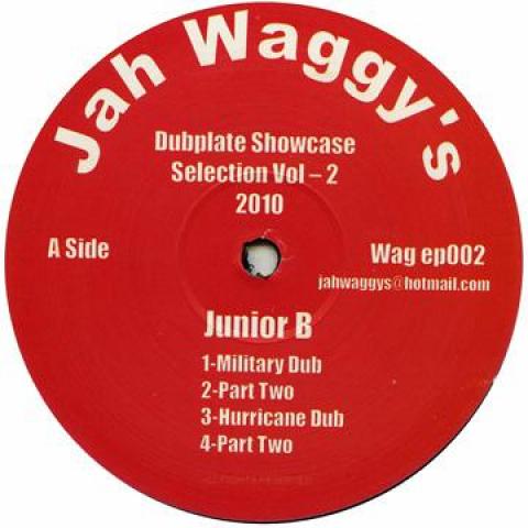LP Record JUNIOR B UPRISING SOUNDS Jah Waggys Dubplate Showcase Selec WAGEP002 Jah Waggys 2010 UK Reggae Ska Dub Used