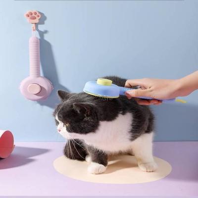 Игольчатая щетка для ухода за домашними животными, волшебная массажная расческа для удаления шерсти, товары для домашних животных с милым дизайном для кошек и собак, чистка и уход