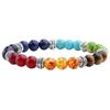 Bracelet - JOVIVI - 7 Chakras - Gemstone - Elastic - Unisex